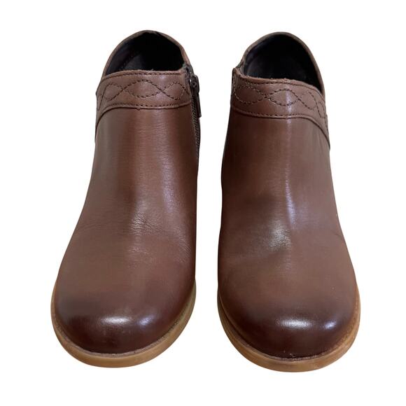 Earth Shoes “Lina Austin Wide” Leather Booties – Size 7W (EU 38 - Picture 2 of 8